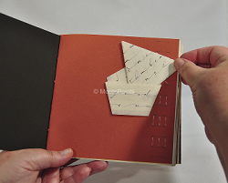 Envelopes-Triangular Pocket Inserting into Forget Me Knot Holder